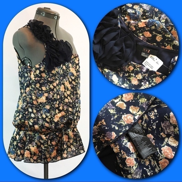 forever 21💕One Shoulder Floral Print Top💕 - Picture 4 of 4